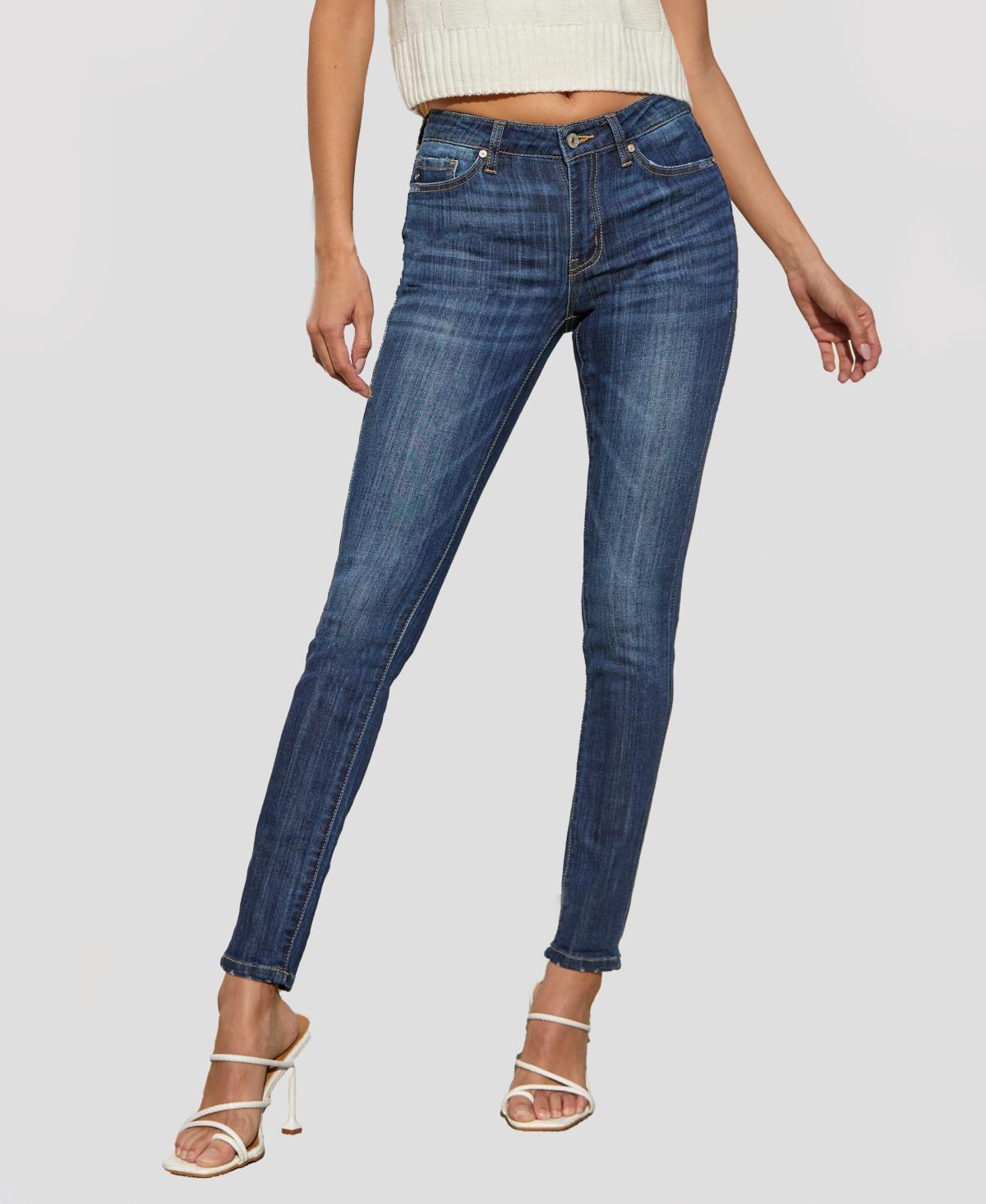 Womens Mid Rise Super Skinny Jeans product image