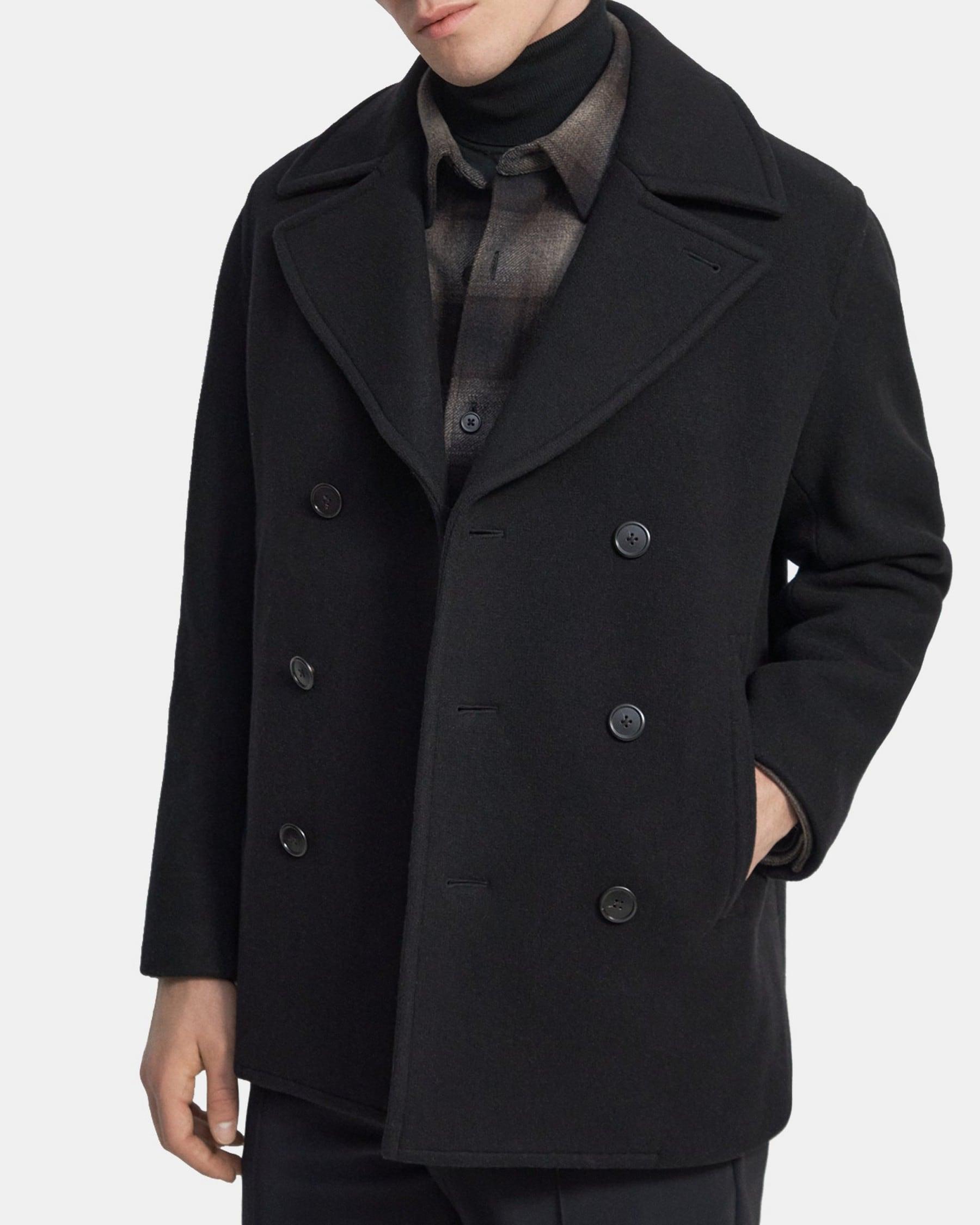 Peacoat in Knit Wool Product Image