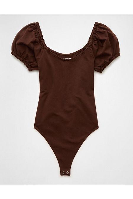 AE Puff-Sleeve Bodysuit Women's Product Image