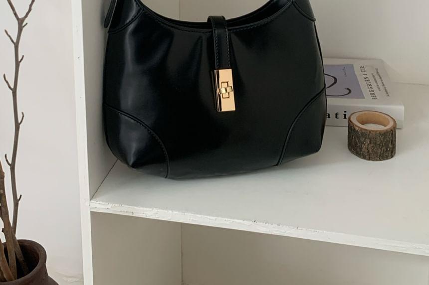 Faux Leather Shoulder Bag Product Image