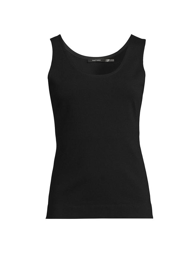 Womens Scoopneck Compact Knit Tank Product Image