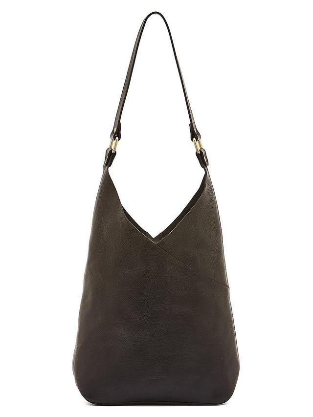 Womens Medium Malibu Leather Shoulder Bag Product Image