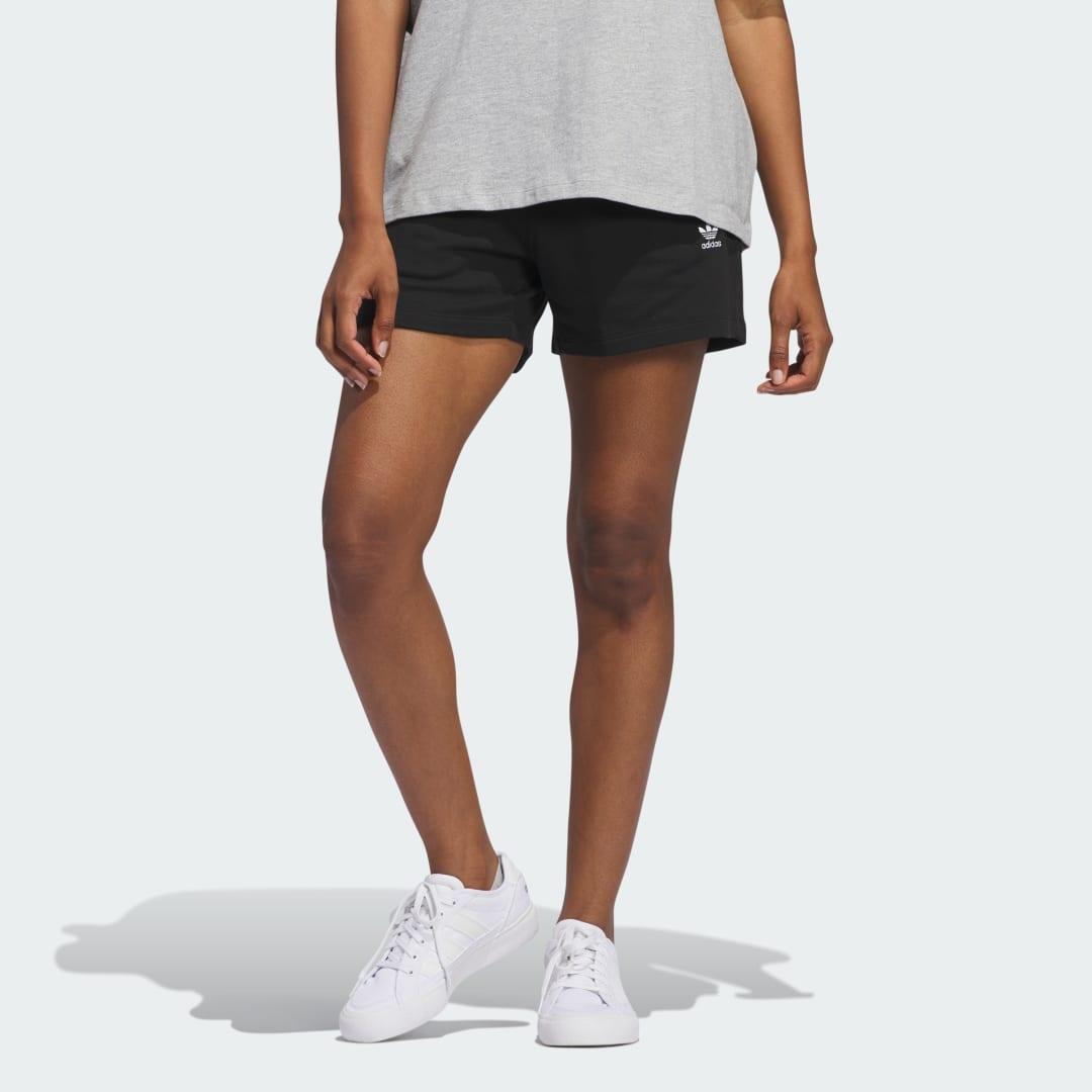 adidas Essentials French Terry Shorts Black XS Womens Product Image