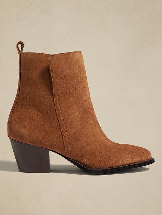 Suede Ankle Bootie Product Image