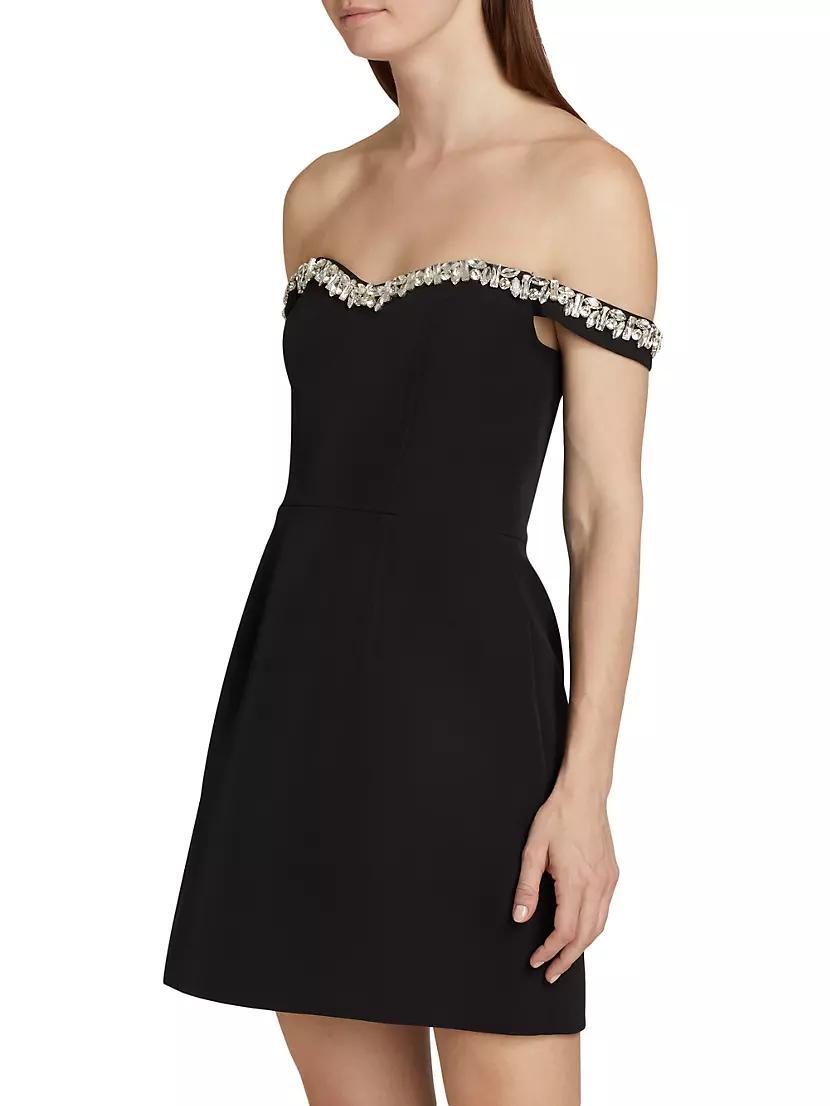 Blaire Embellished Off-The-Shoulder Minidress Product Image