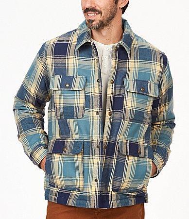 Marmot Ridgefield Plaid Faux-Sherpa Flannel Shirt Jacket Product Image