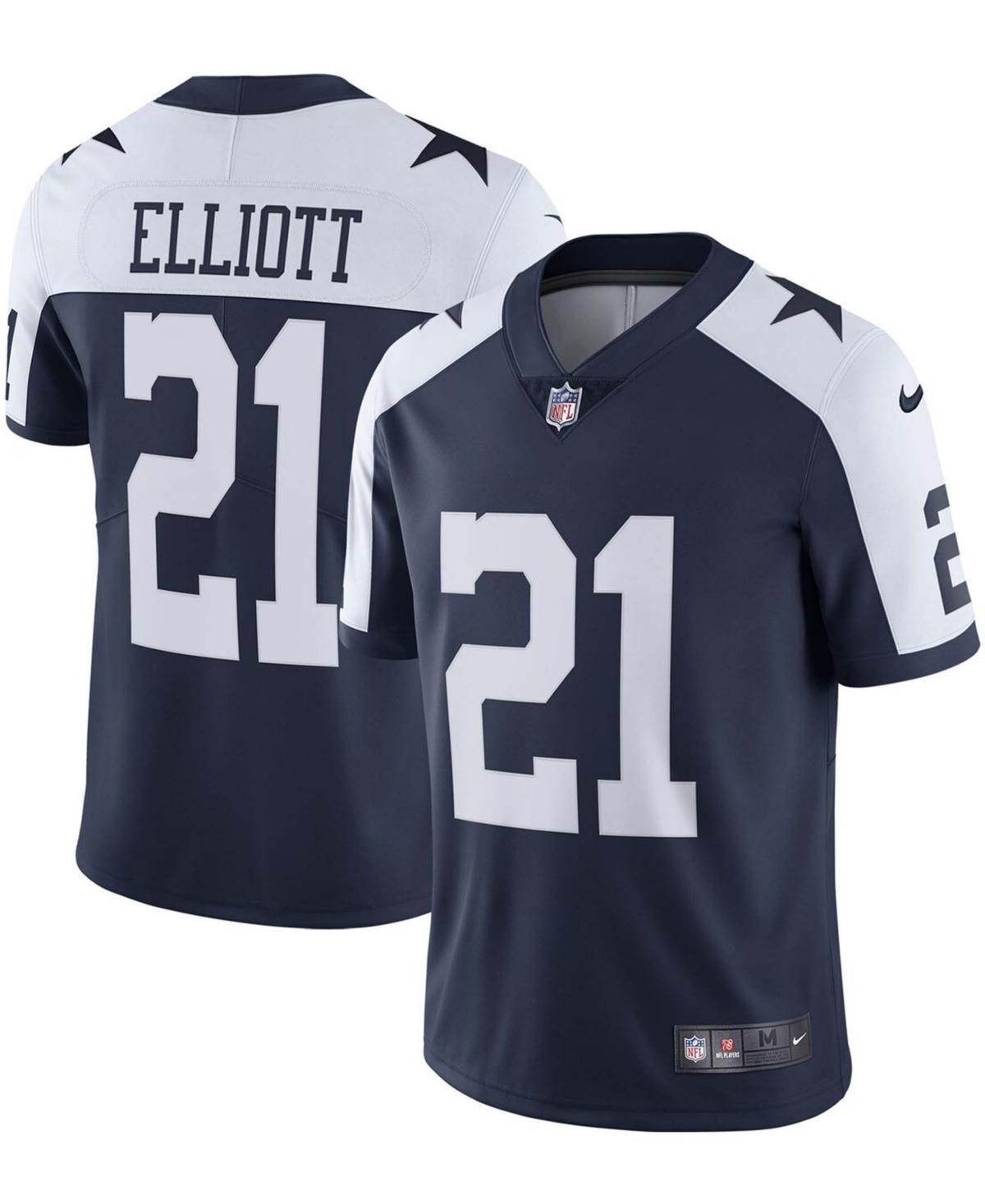 Mens Ezekiel Elliott Dallas Cowboys Alternate Vapor Limited Jersey - Navy Product Image