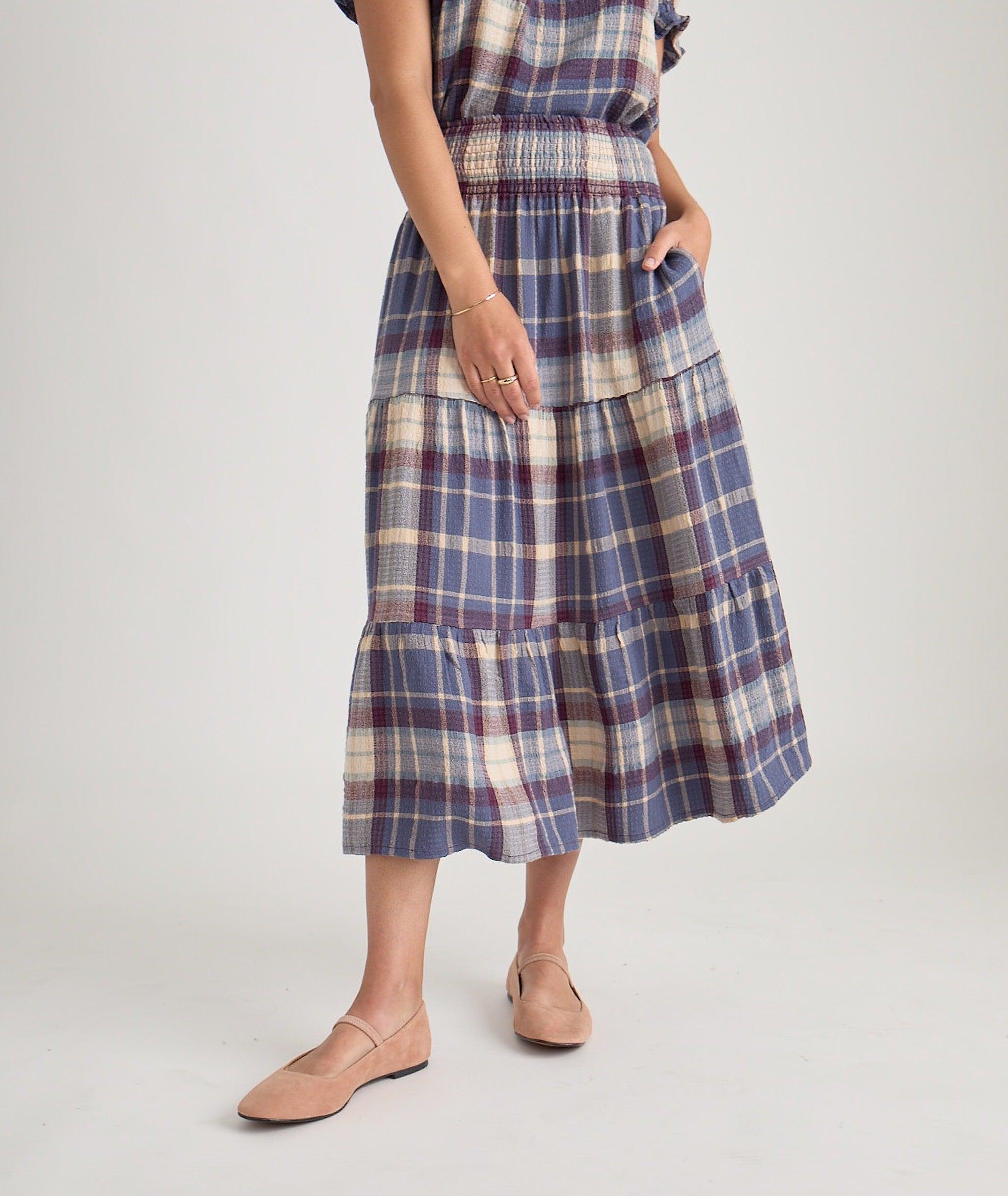 Chloe Smocked Maxi Skirt Product Image