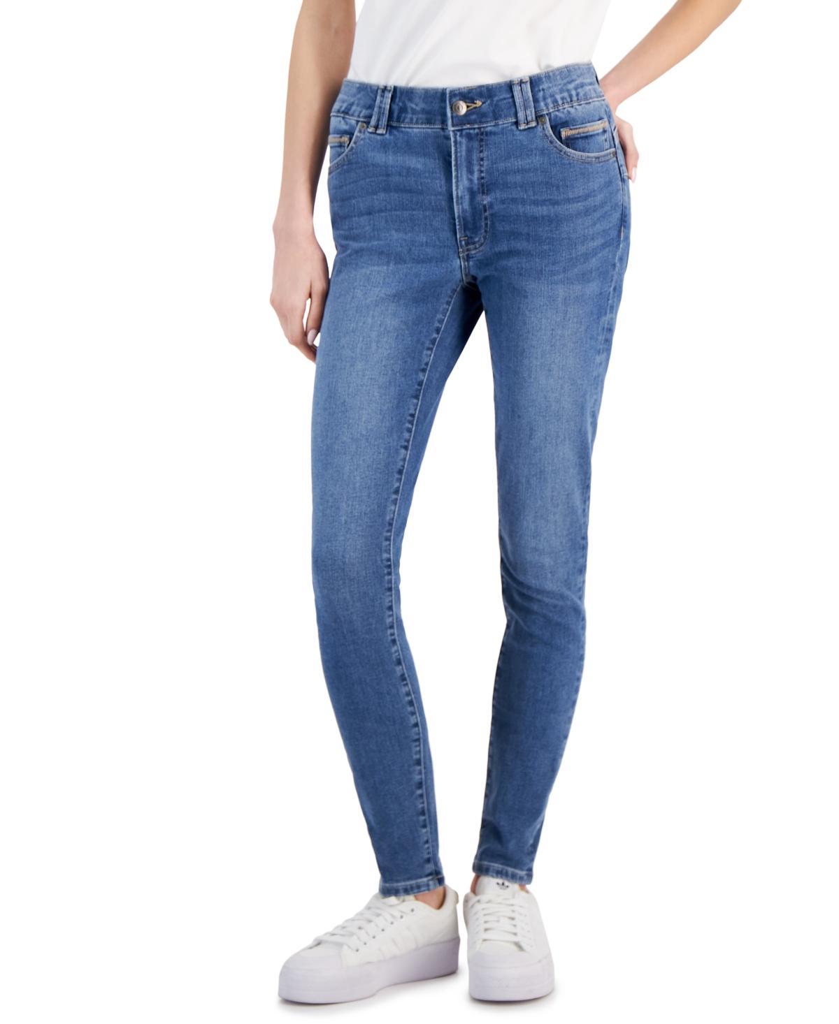 Nautica Jeans Womens Mid-Rise Skinny-Leg Jeans Product Image