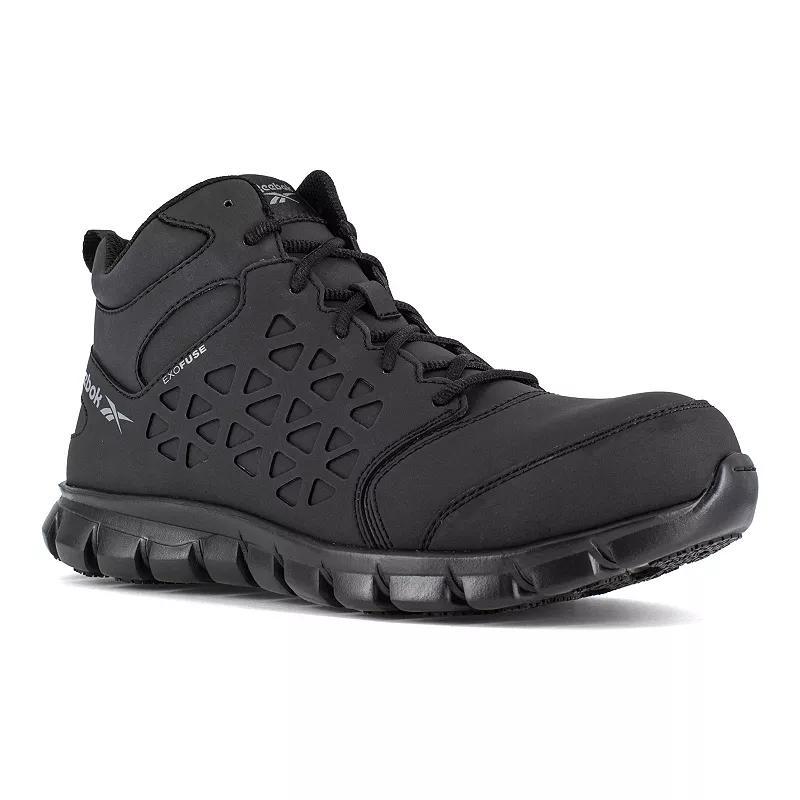 Reebok Mens Sublite Mid Leather CT Work Boots , 11.5 - Service Shoes at Academy Sports Product Image