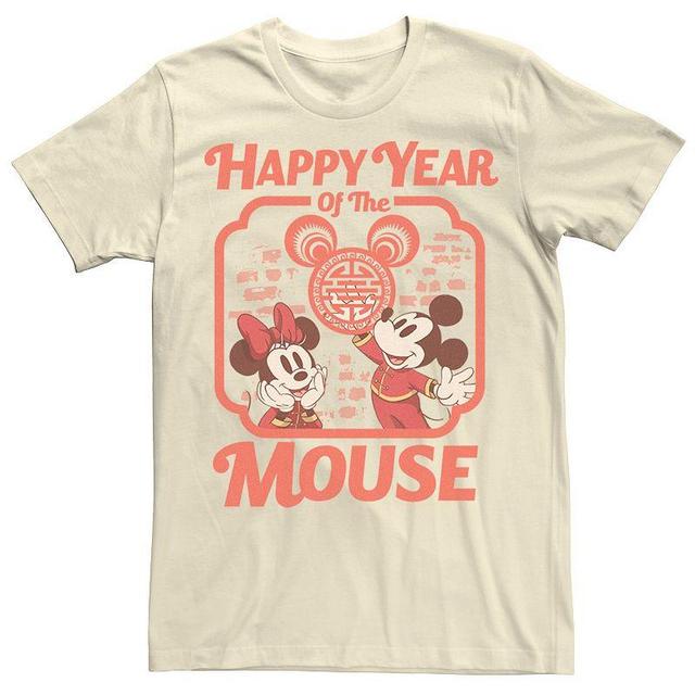 Disneys Mickey & Minnie Happy Year Of The Mouse Mens Tee Product Image