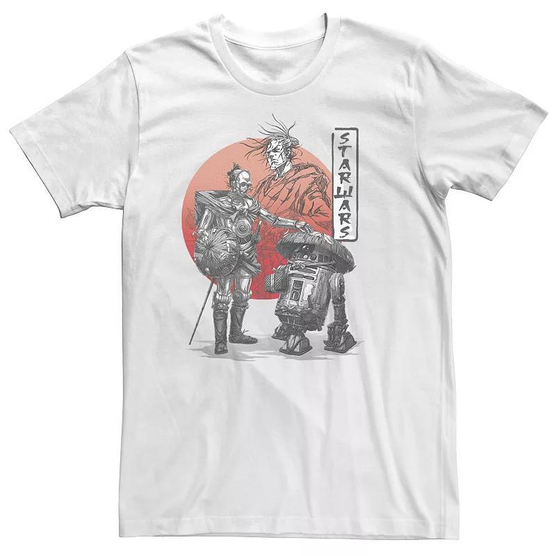 Big & Tall Star Wars: Visions Samurai Droid Sunset Tee, Mens Product Image