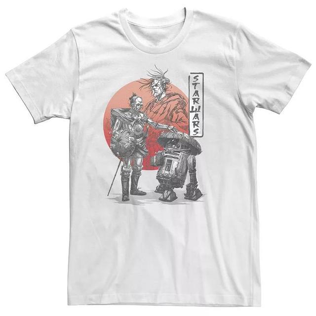 Big & Tall Star Wars: Visions Samurai Droid Sunset Tee, Mens Product Image