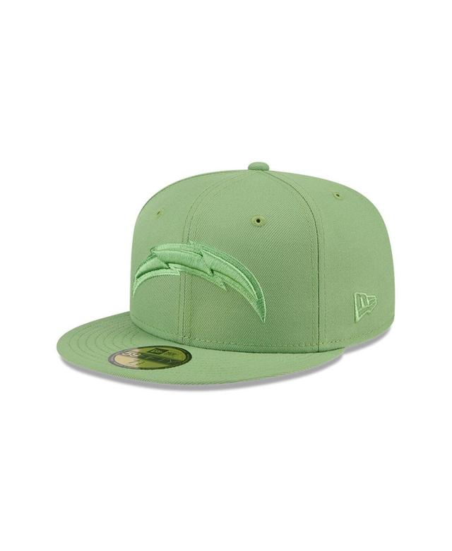 New Era Mens Green Los Angeles Chargers Color Pack 59FIFTY Fitted Hat Product Image