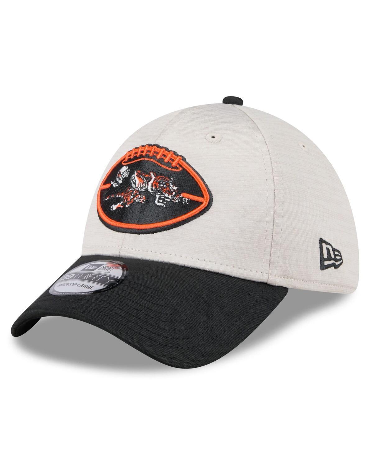 New Era Mens Stone Cincinnati Bengals 2024 Sideline Historic 39THIRTY Flex Hat - Stone, Black Product Image