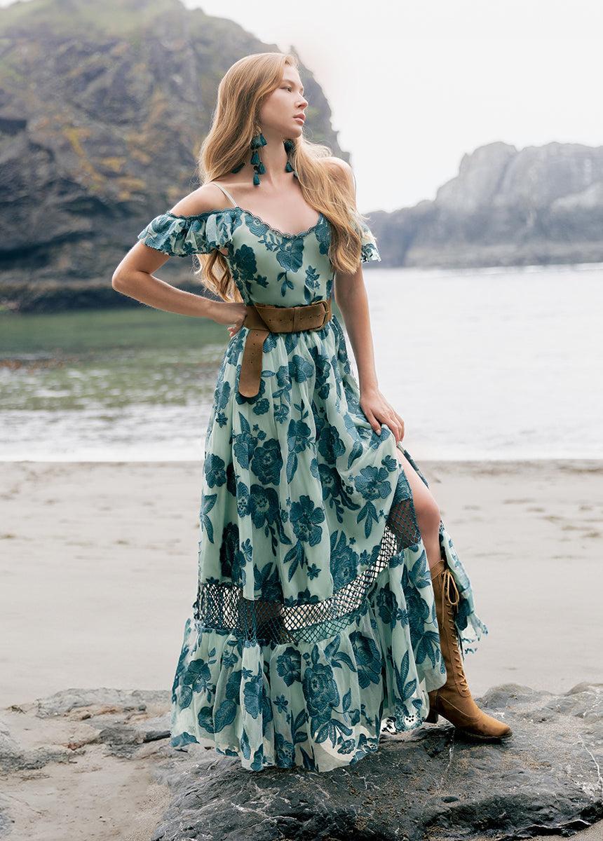 Paulina Dress in Peacock product image