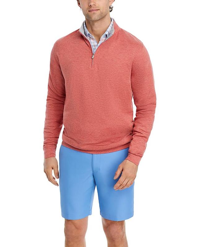 Peter Millar Crown Comfort Piqu Quarter Zip Pullover Product Image