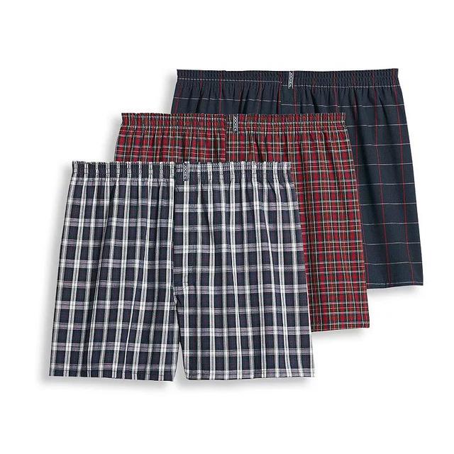 Mens Jockey 3-pack Classic Full-Cut Woven Boxers Product Image