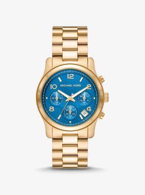 Oversized Pavé Logo -Tone Watch Product Image