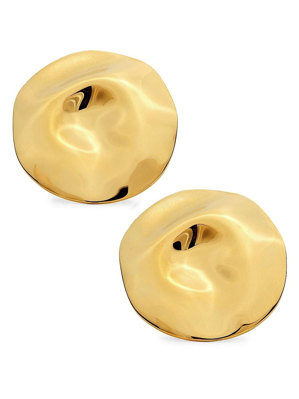 Womens Beam Goldtone Disc Earrings Product Image