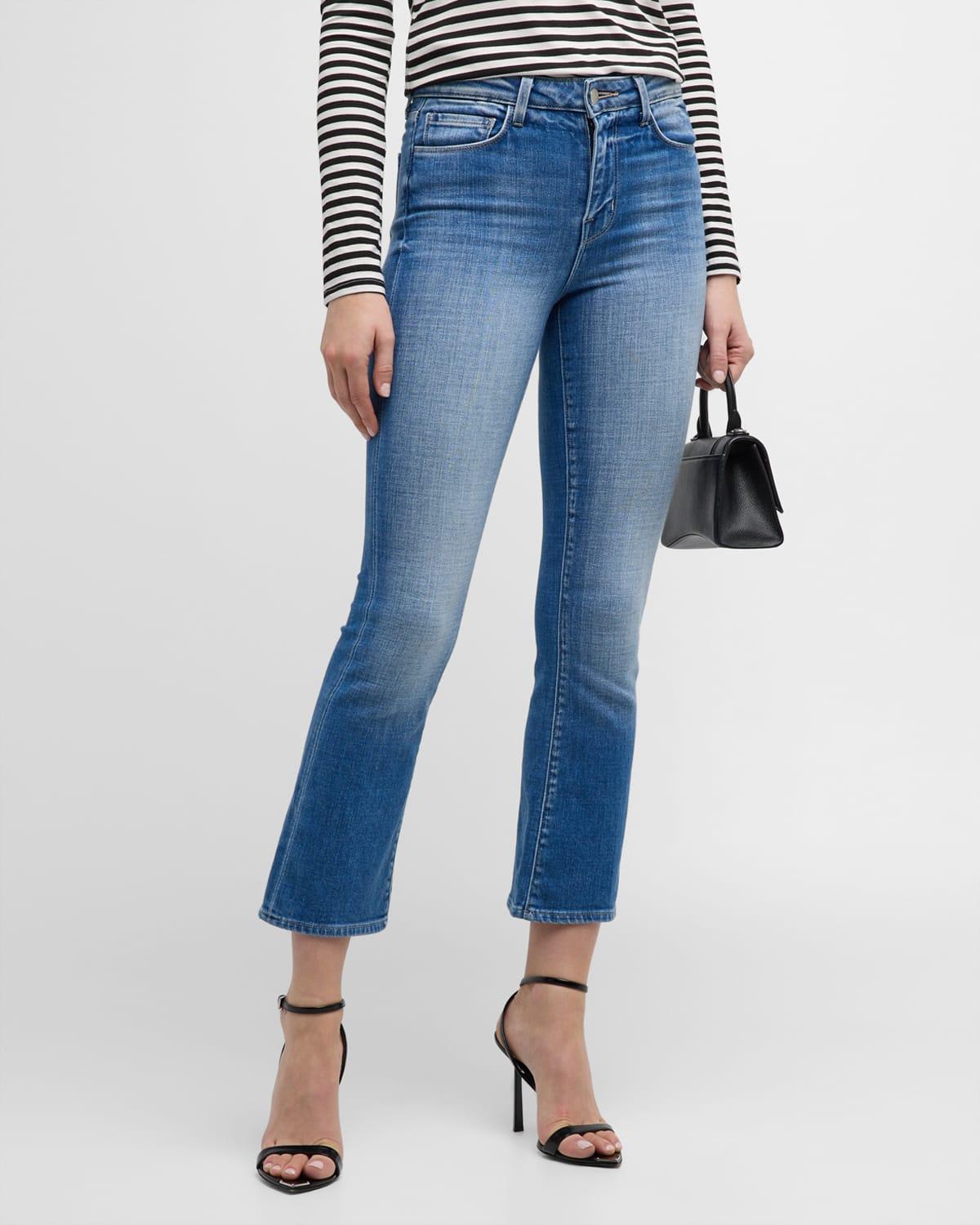 Tati High-Rise Crop Micro Bootcut Jeans product image