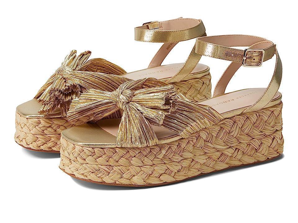 Womens Gaby Pleated Bow Espadrille Sandals Product Image