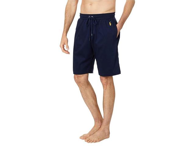 Polo Ralph Lauren Mercerized Cotton Pajama Shorts (Cruise Navy) Men's Pajama Product Image