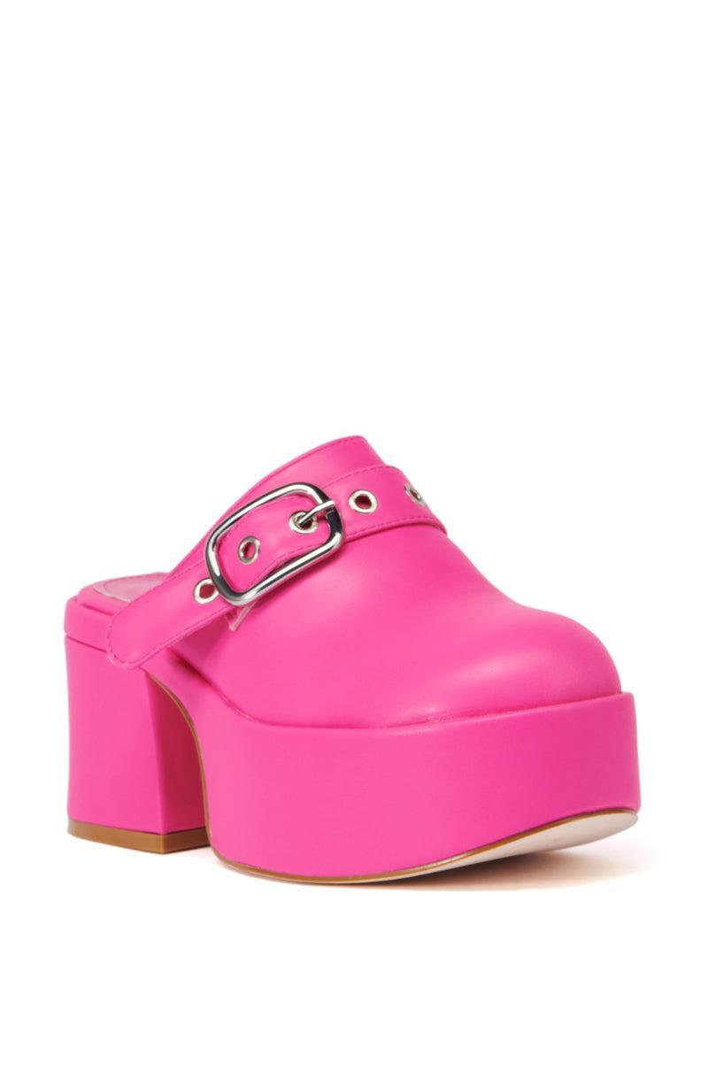 AZALEA WANG CLARAMAE PINK CLOG Product Image