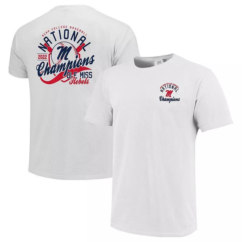 Mens Ole Miss Rebels 2022 NCAA Mens Baseball College World Series Champions Script T-Shirt Product Image