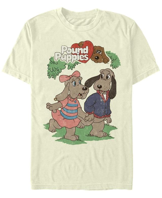 Mens Pound Puppies Puppy Couple Tee Natural Product Image