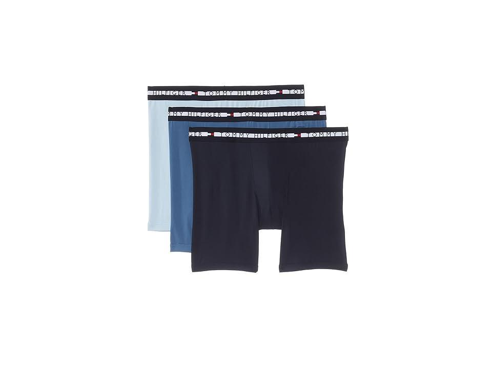 Tommy Hilfiger Comfort Plus 3-Pack Boxer Brief (Breezy /North Sky /Desert Sky) Men's Underwear Product Image