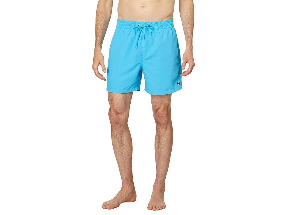 Billabong All Day Layback Volley Boardshort (Cyan) Men's Swimwear Sets Product Image