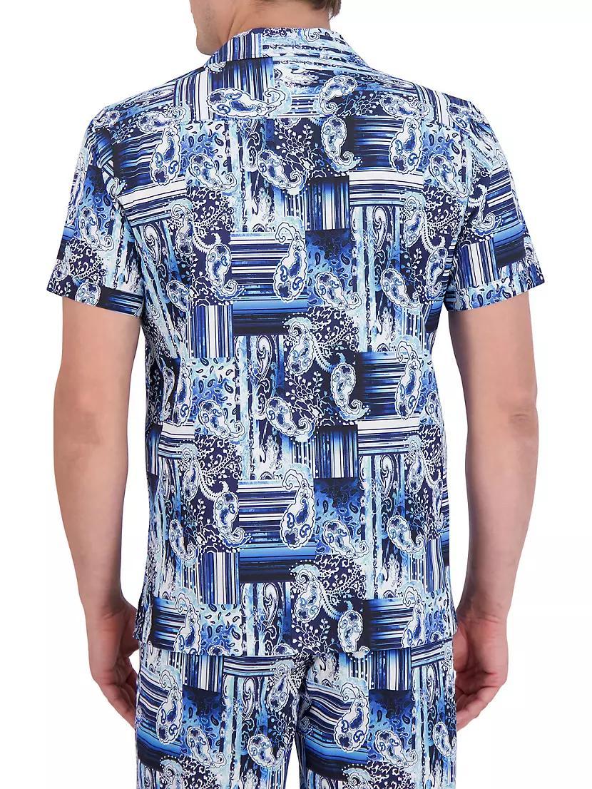 Makua Striped Paisley Camp Shirt Product Image