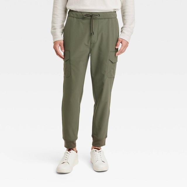 Mens Tapered Tech Cargo Jogger Pants - Goodfellow & Co Product Image