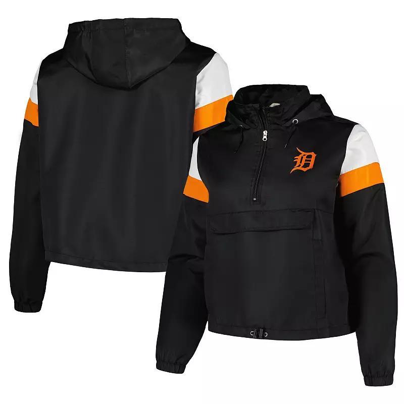 Womens Profile Detroit Tigers Plus Size Anorak Quarter-Zip Jacket Product Image