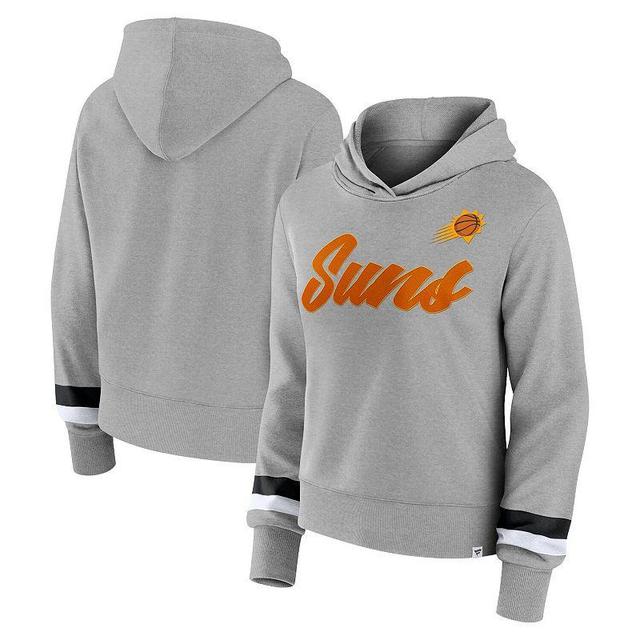 Womens Fanatics Branded Heather Gray Phoenix Suns Halftime Pullover Hoodie Product Image