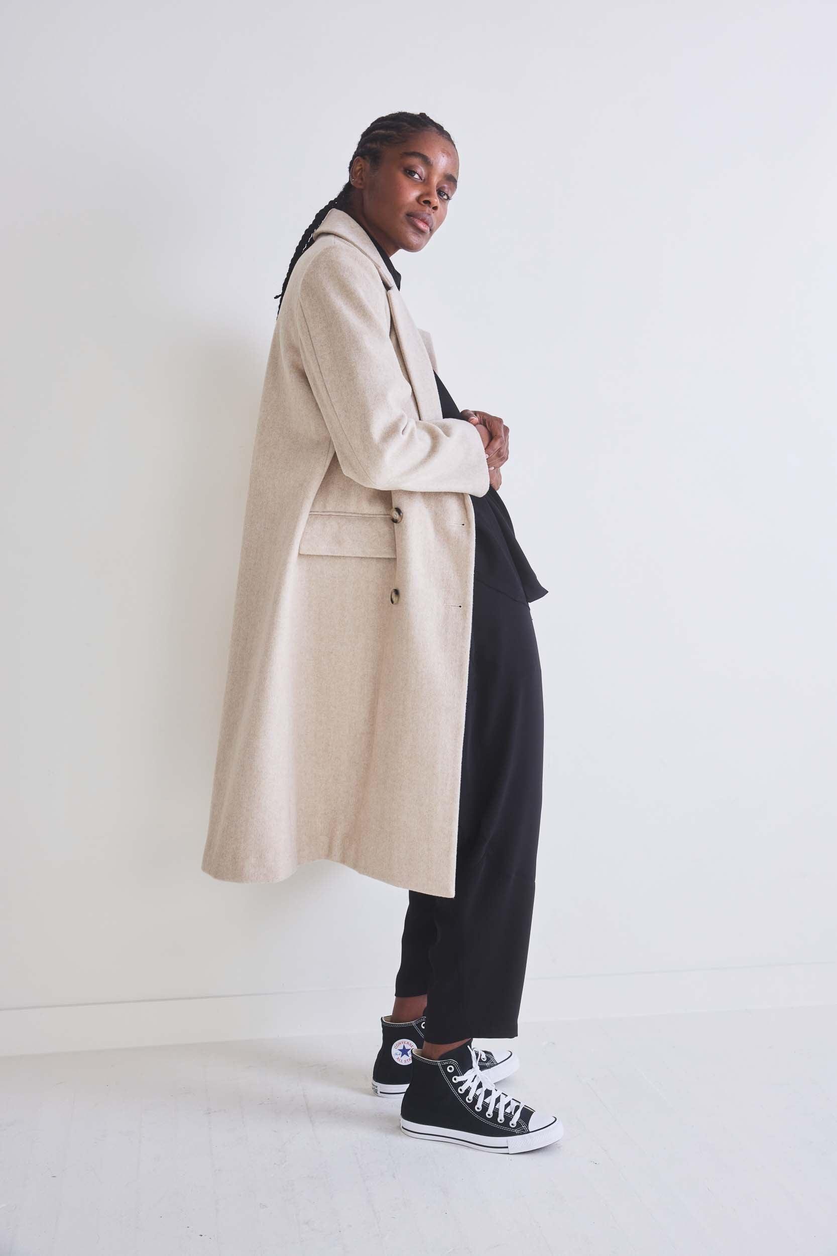 The Soho Long Wool Coat Product Image