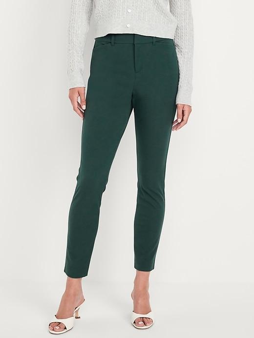 High-Waisted Pixie Skinny Ankle Pants Product Image