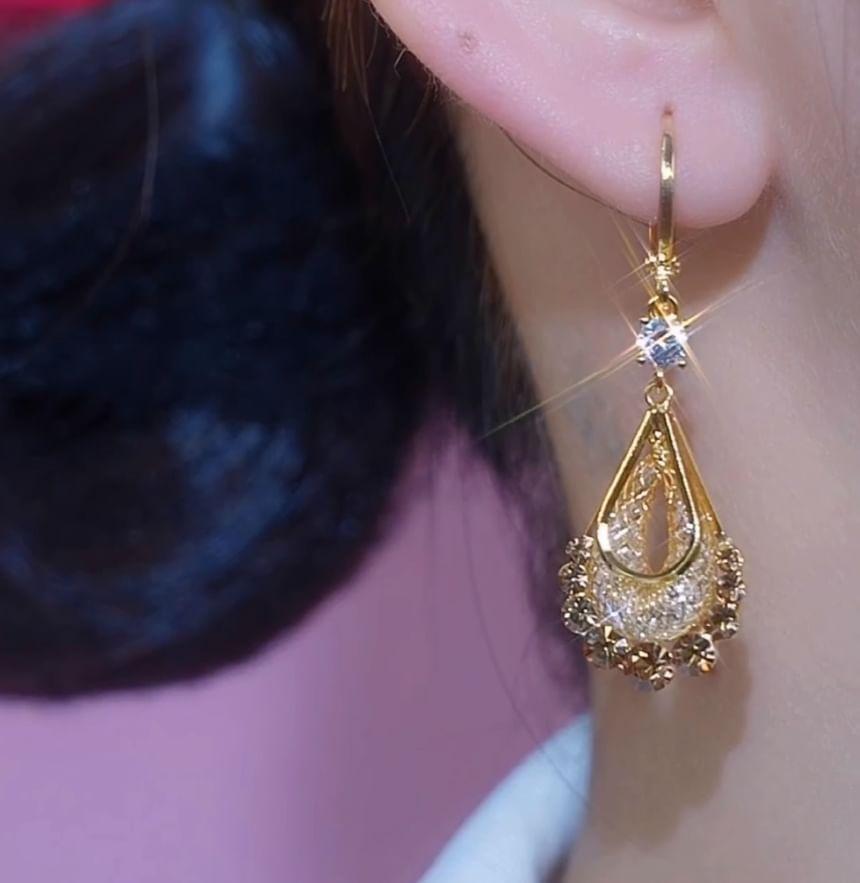 Rhinestone Drop Earring Product Image