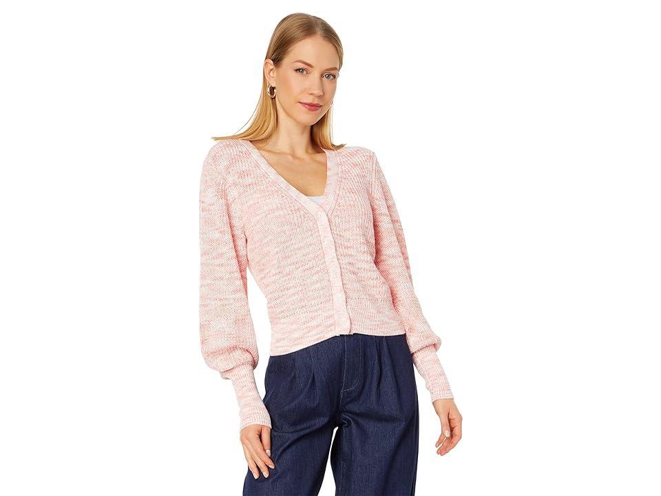 Paige Bastille Cardigan (Bubblegum Multi) Women's Clothing Product Image