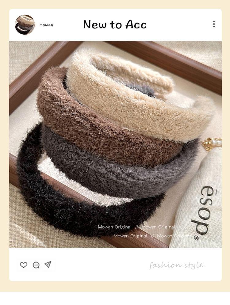 Furry Plain Headband Product Image