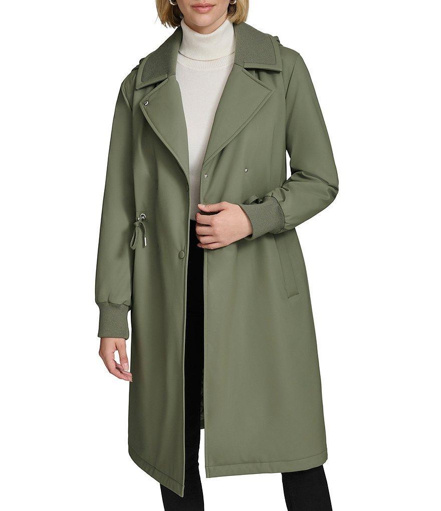 Andrew Marc Finley Hooded Insulated Double Breasted Raincoat product image