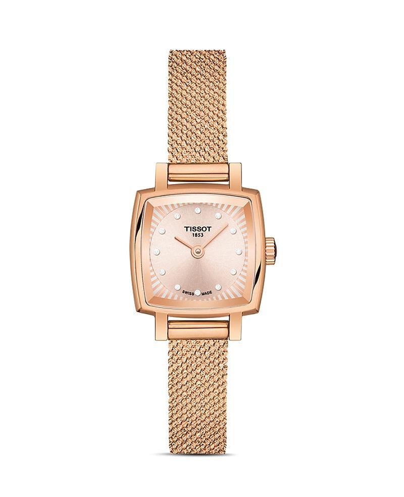 Tissot Lovely Rose Gold Square Watch Product Image