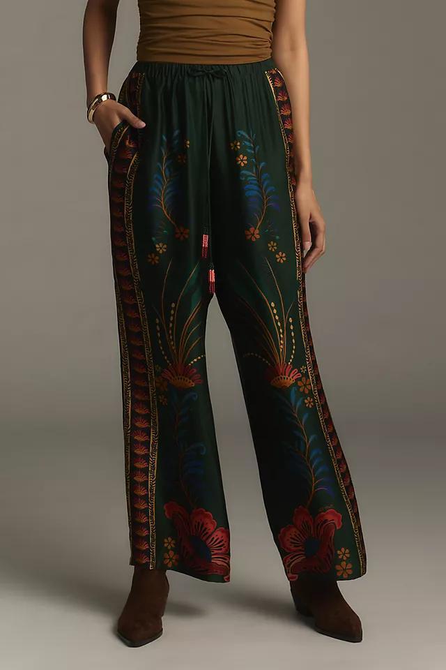 Farm Rio x Anthropologie Satin Drawstring Pants Product Image