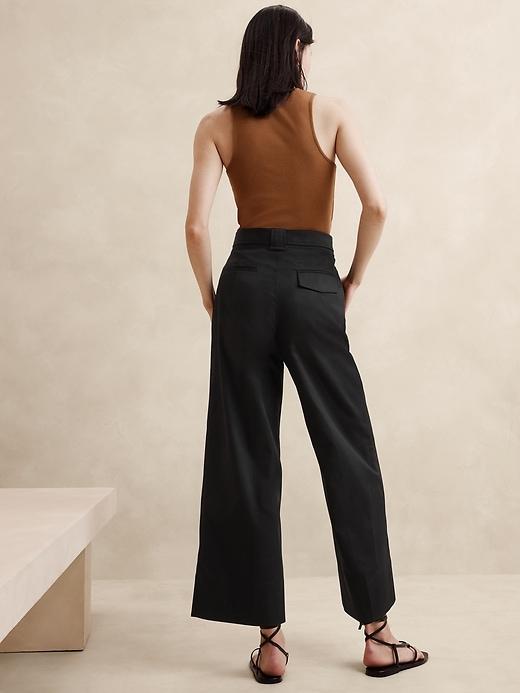 Oceanside Wide-Leg Cropped Pant Product Image