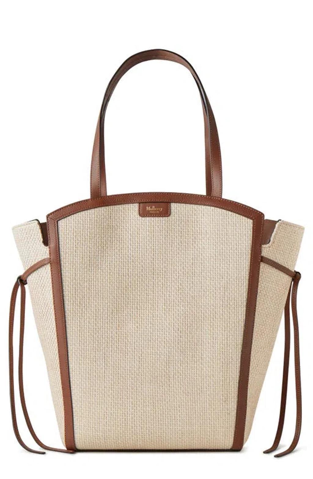 Clovelly Raffia Tote In Neutrals Product Image