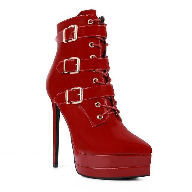 London Rag Womens Stiletto Ankle Boots Product Image