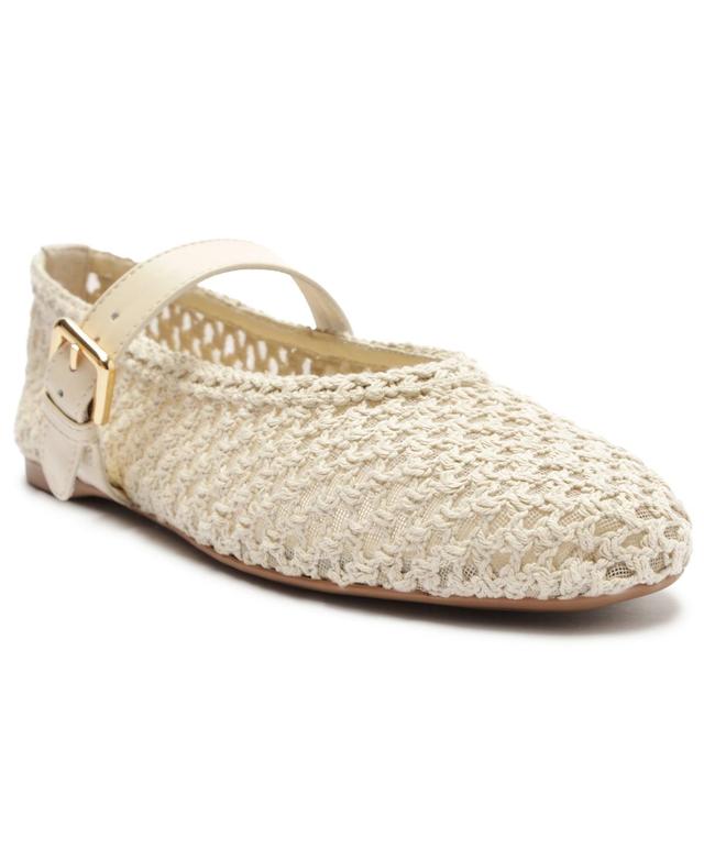 Arezzo Womens Abby Woven Ballet Flats Product Image