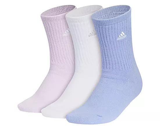 Adidas Womens Cushioned Comfort Crew Socks 3 Pairs Product Image