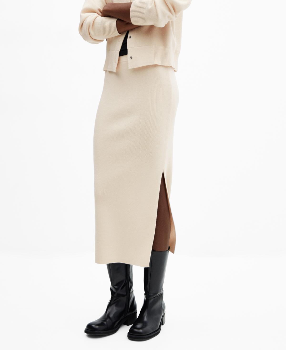 MANGO Nora Sweater Knit Midi Skirt Product Image